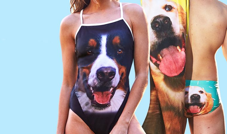 PETFLAIR CUSTOM SWIMWEAR FEATURING YOUR PET