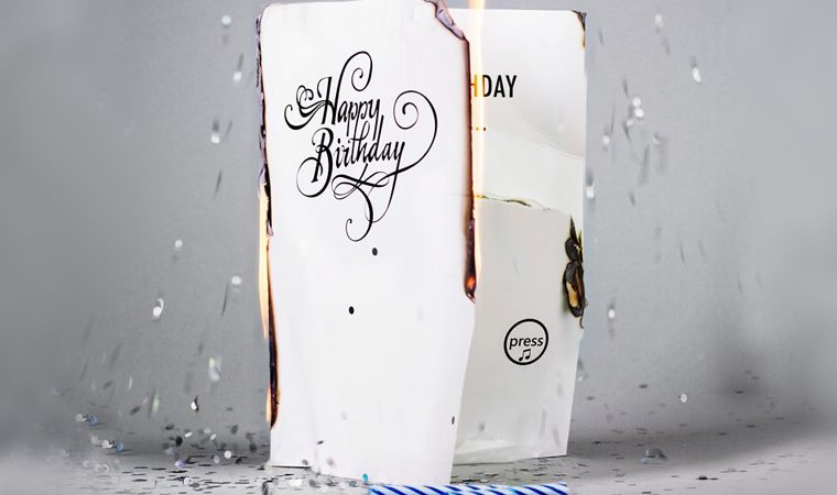 NEVER ENDING BIRTHDAY CARD