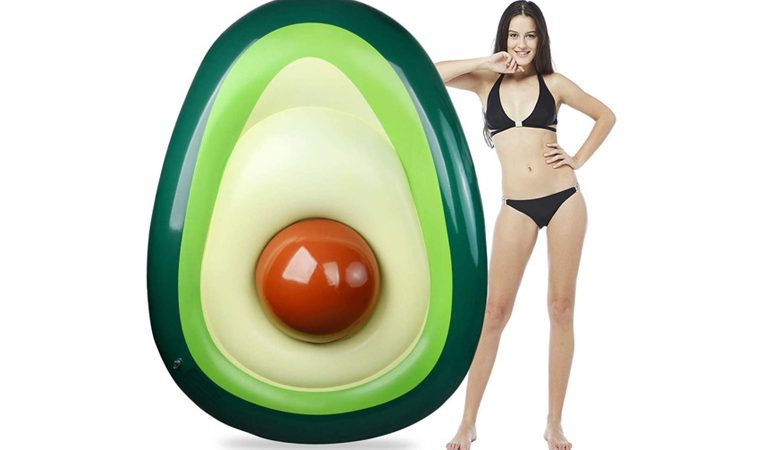 INFLATABLE AVOCADO LOUNGER