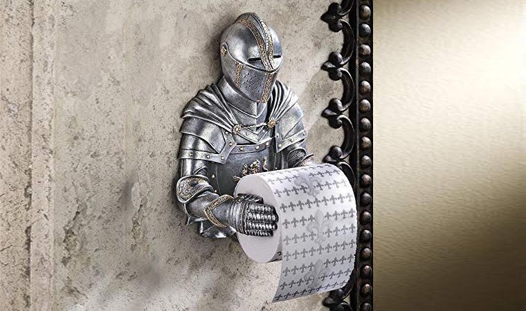 GOTHIC KNIGHT TOILET ROLL HOLDER